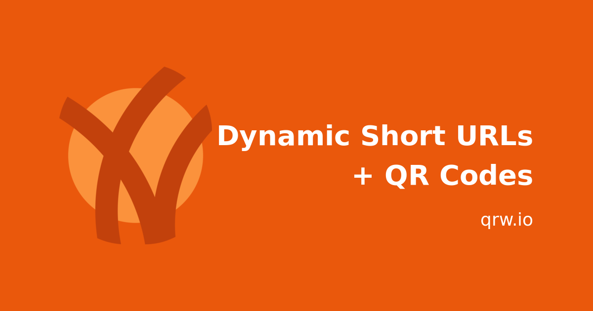 QRW.io — Dynamic Short URLs & QR Codes with Analytics